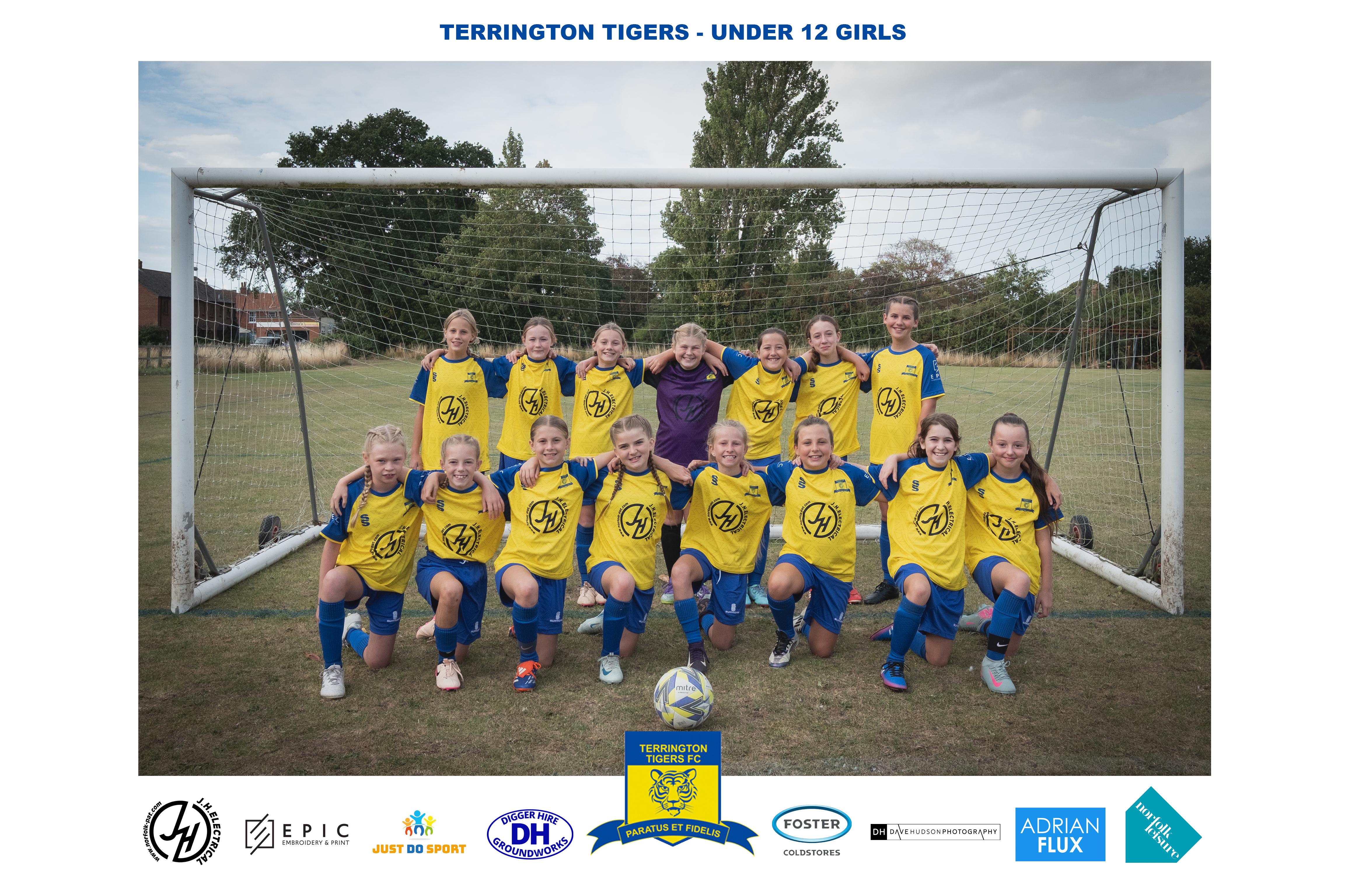 U12 Girls Team Pic